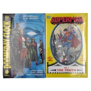 DC Hardcover Lot Doomsday Clock Pt 2 Batman Superman Son of Kal El The Truth 1